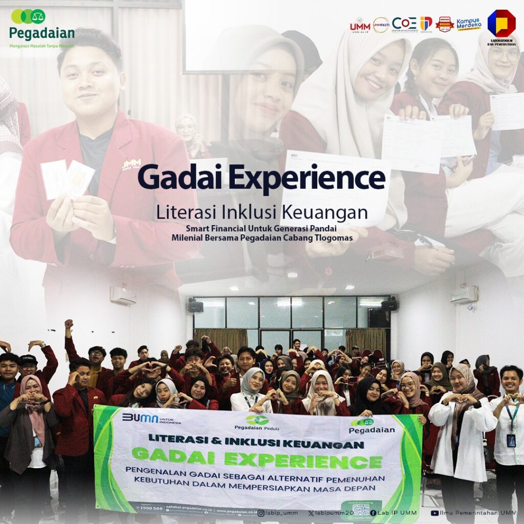 Lab IP dan Pegadaian Kota Malang Gelar Gadai Experience: Meningkatkan Literasi Keuangan dan Sosialisai Produk Pegadaian ke Mahasiswa