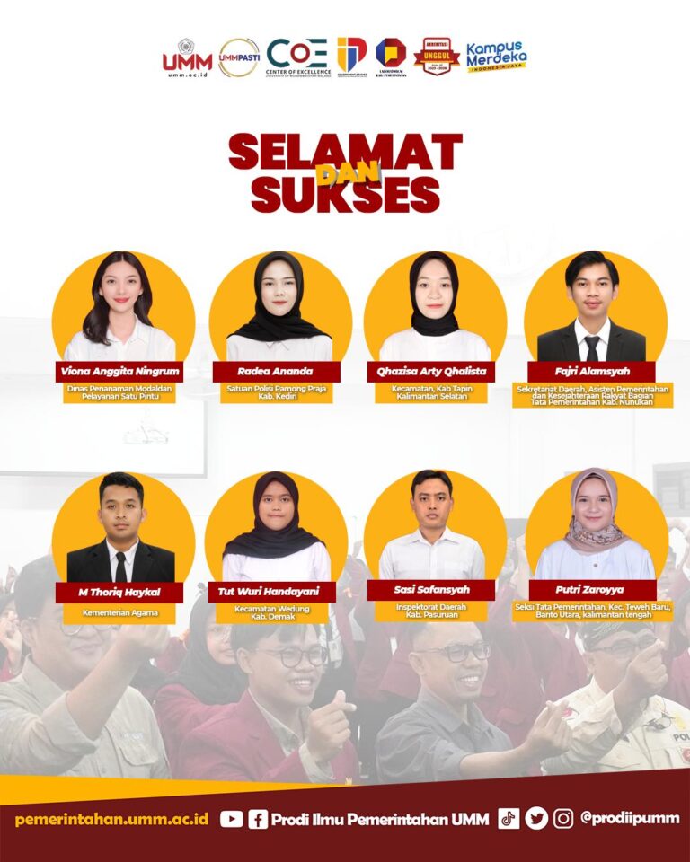 Alumni Prodi Ilmu Pemerintahan UMM Lolos CPNS 2024, Bukti Nyata Kualitas Pendidikan yang Unggul