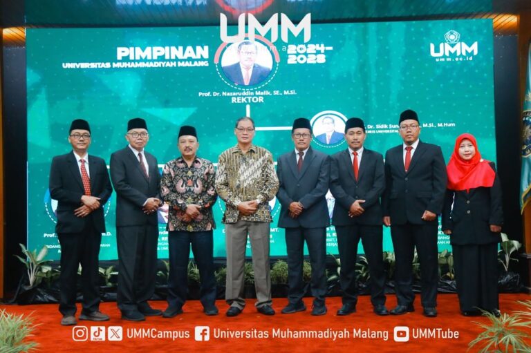Guru Besar IP Dilantik Jadi Warek V UMM Periode 2024-2028