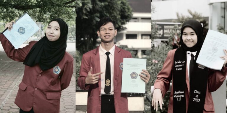 Hebat, Tiga Mahasiswa Prodi IP UMM angakatan 2020 Lulus Skripsi di Semester Enam