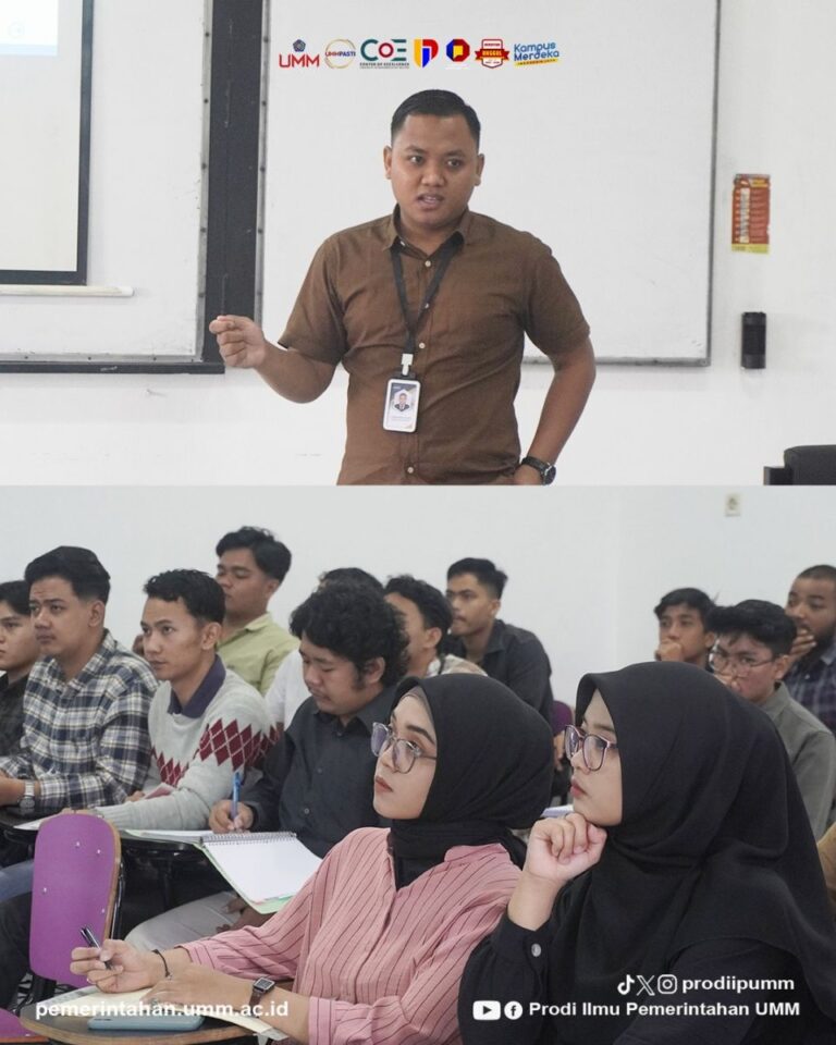 Kelas COE Analis Pemerintahan & Politik Hadirkan Praktisi Konsultan Pemerintahan