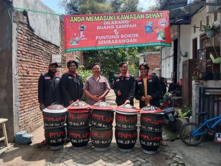 Mahasiswa IP UMM Edukasi Pengelolaan Sampah ke Masyarakat
