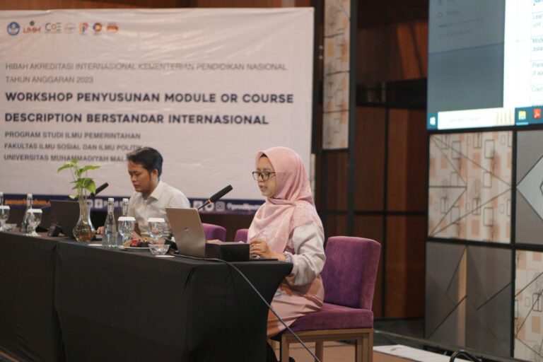 Menyongsong Akreditasi Internasional, Prodi IP Gelar Workshop Penyusunan Modul of Course Description Berstandar Internasional