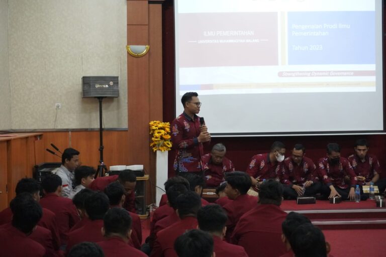 Mewujudkan Mahasiswa Tangguh, Prodi Ilmu Pemerintahan Sambut Mahasiswa Baru Tahun 2023