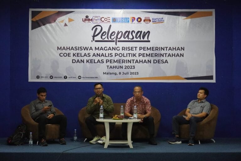 Prodi IP Resmi Melepas Mahasiswa Magang Riset Pemerintahan dan Center of Excellence Tahun 2023