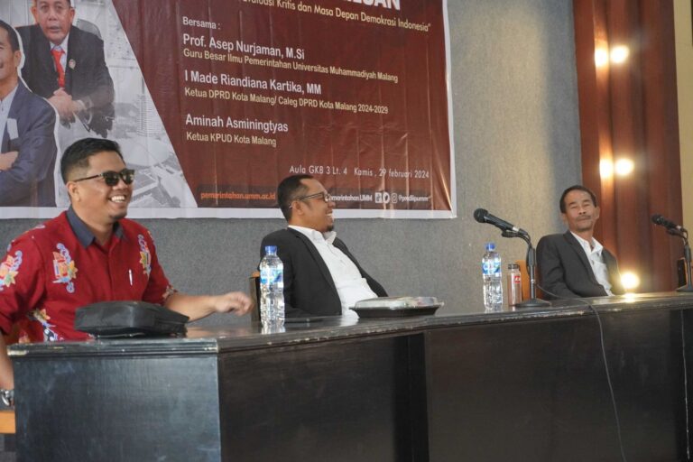 Prodi IP UMM Bersama dengan HIMAP Mengadakan Kegiatan “Seminar Kepemiluan”