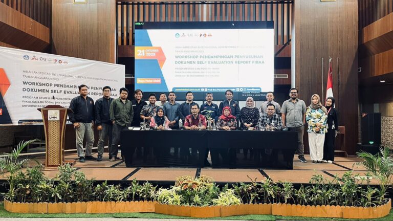 Prodi IP UMM Gelar Workshop Pendampingan Penyusunan Dokumen Self Evaluation Report FIBAA