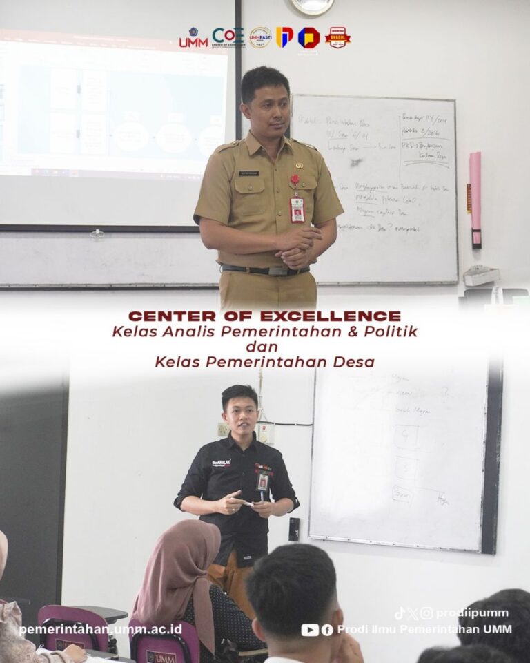 Tingkatkan Kompetensi Mahasiswa: Prodi IP UMM Hadirkan Praktisi Desa dan Analis Kebijakan dalam Program Center of Excellence