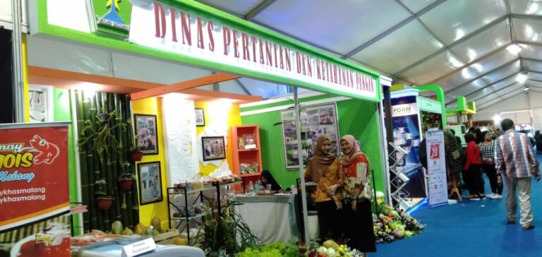 Dua Mahasiswi IP UMM Ikut Meriahkan Malang City Expo 2019 Bersama Dinas Pertanian dan Ketahanan Pangan Kota Malang
