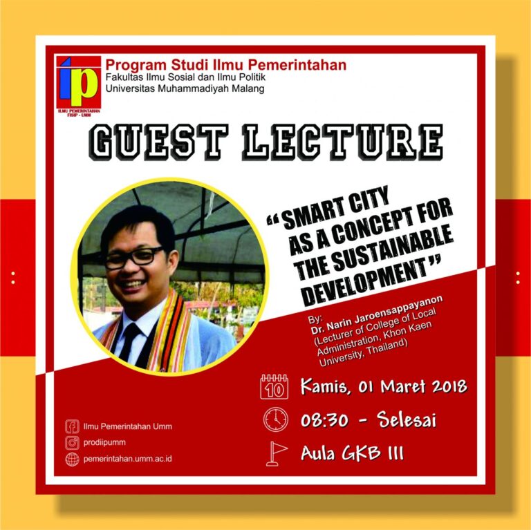 Kuliah Tamu Prodi Ilmu Pemerintahan