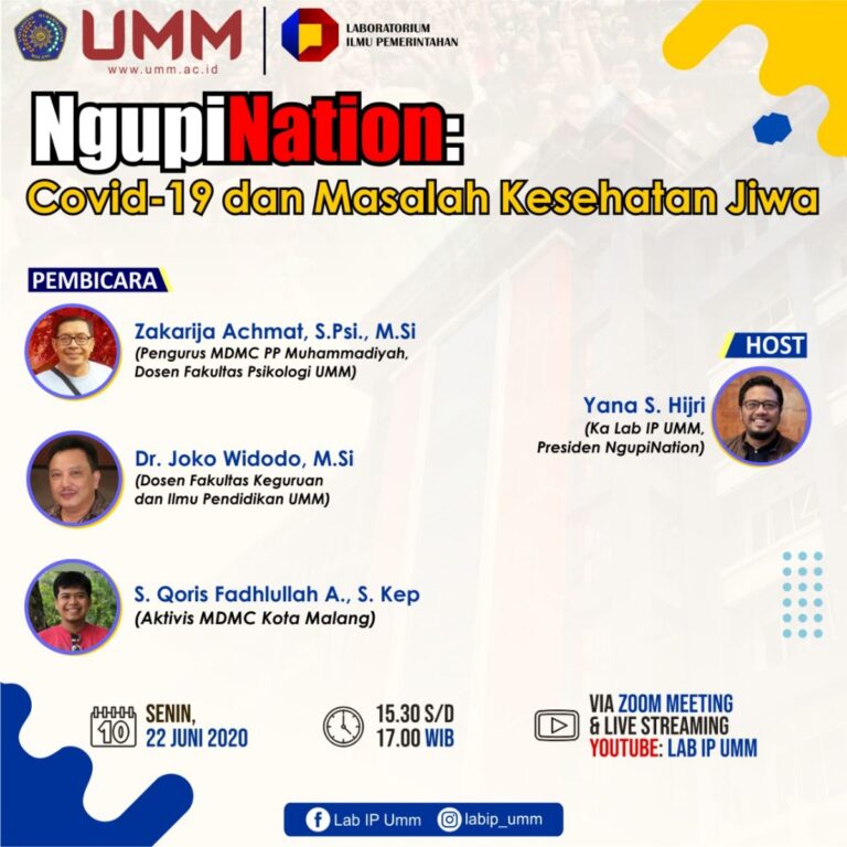 Lab IP Gelar Webinar Covid-19 dan Kesehatan Jiwa