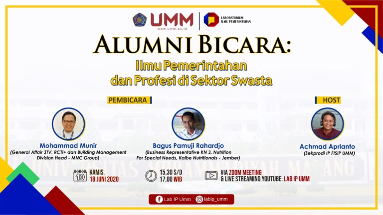 Lulusan Prodi Ilmu Pemerintahan UMM Berhasil Meraih Sukses di Sektor Swasta