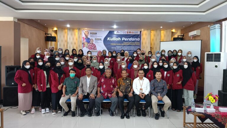 Menyiapkan SDM Unggul Pemerintahan, Prodi IP Gelar Kuliah Perdana Bagi Mahasiswa Baru
