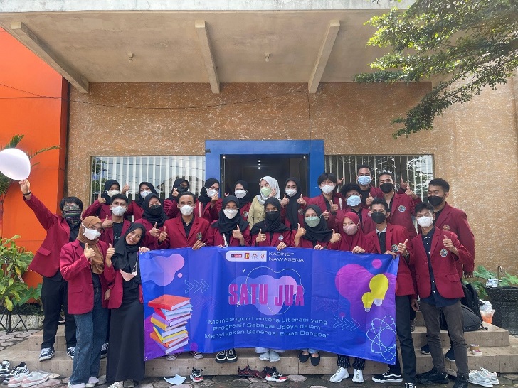 Perduli Literasi Anak, HIMAP Kabibet Nawasena Gelar Program Satu Jua