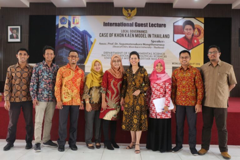 Prodi Ilmu Pemerintahan dan College of Local Administration (COLA), Universitas Khon Kaen, Thailand Perkuat Kerjasama