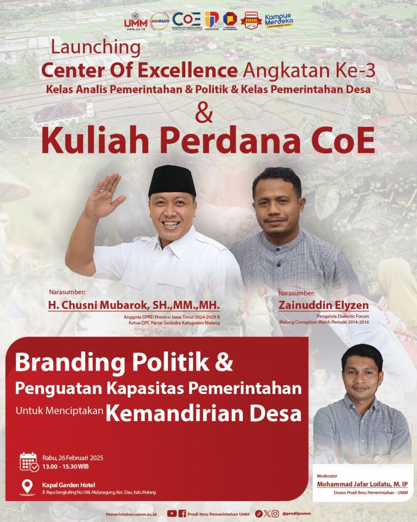 Launching dan Kuliah Perdana Center of Excellene (CoE) Angkatan ke III