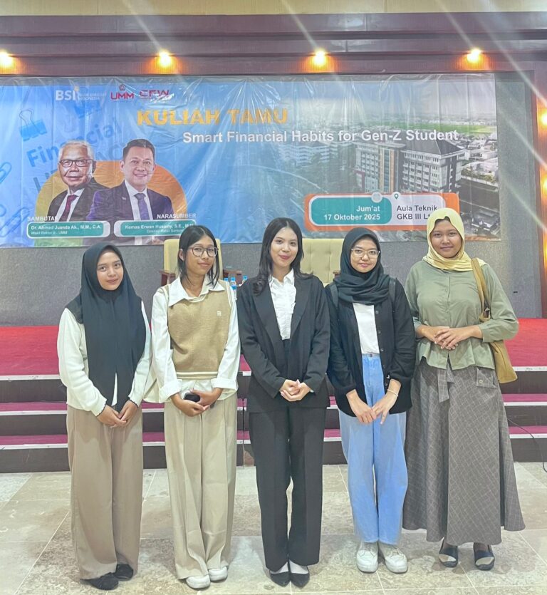 Mahasiswa Ilmu Pemerintahan UMM Ikut Sukseskan Kuliah Umum “Smart Financial Habit for Gen-Z Students” Bersama Bank Syariah Indonesia