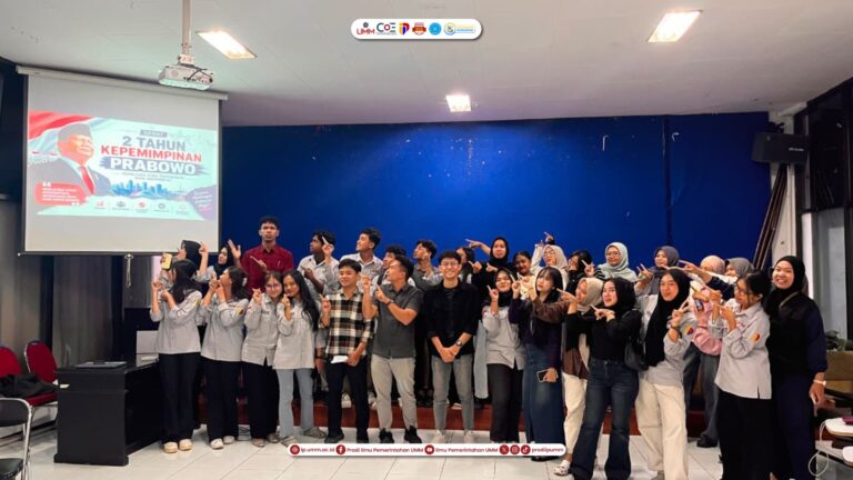 Debscom Jadi Ruang Kritis Mahasiswa Ilmu Pemerintahan Mengkaji Kepemimpinan Prabowo